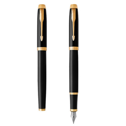 派克（PARKER）鋼筆新款I(lǐng)M系列麗雅黑色金夾/白 商務(wù)禮品