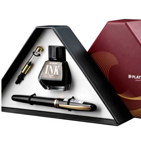 白金（PLATINUM）PGB-3000銥金鋼筆墨水禮盒套裝 商務(wù)禮品