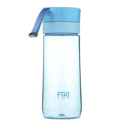 富光塑料杯便攜提繩時尚茶隔泡茶過濾水杯500ML 廣告禮品定制