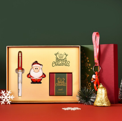 公爵圣誕禮品鋼筆墨水禮盒套裝 圣誕禮品可定制logo   年會(huì)禮品