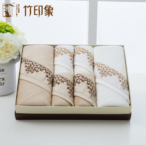 竹纖維毛巾浴巾吉祥六件套企業(yè)福利禮品團(tuán)購 年會(huì)禮品獎(jiǎng)品