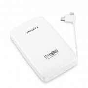 品勝 自帶線 迷你充電寶曲奇 移動(dòng)電源 商務(wù)禮品定制